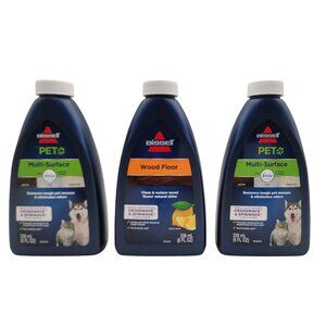 Bissell Cleaner Multi-Surface & Wood Floor  Set 236mL 8 Fl oz Each New Sealed